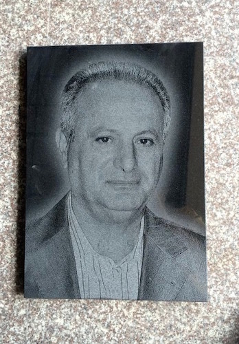 Granite Laser Etched Portrait - The Perfect Memorial